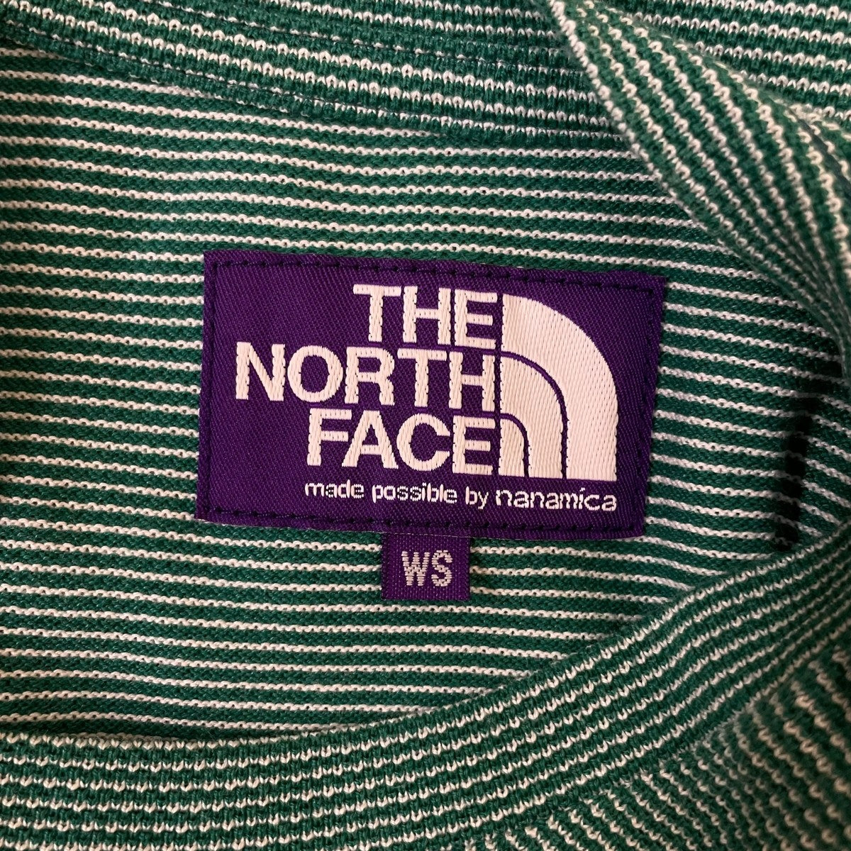 THE NORTHFACE PURPLELABEL Moss Stitch Field H／S Teeロゴ刺繍 半袖Tシャツ コットンTシャツNT3326N 古着・中古-5枚目のアイテム画像