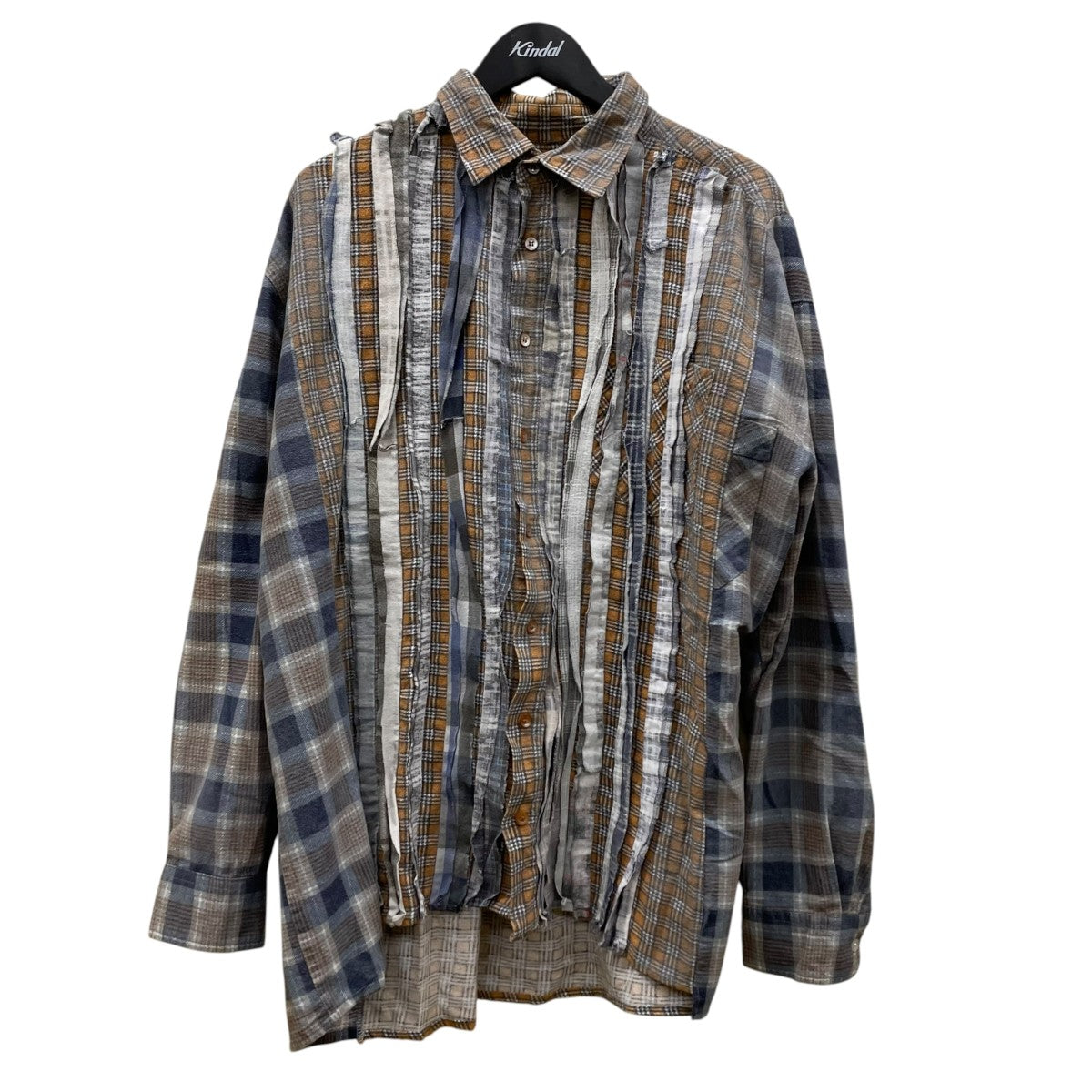 Flannel Ribbon Wide Shirt長袖シャツLQ314