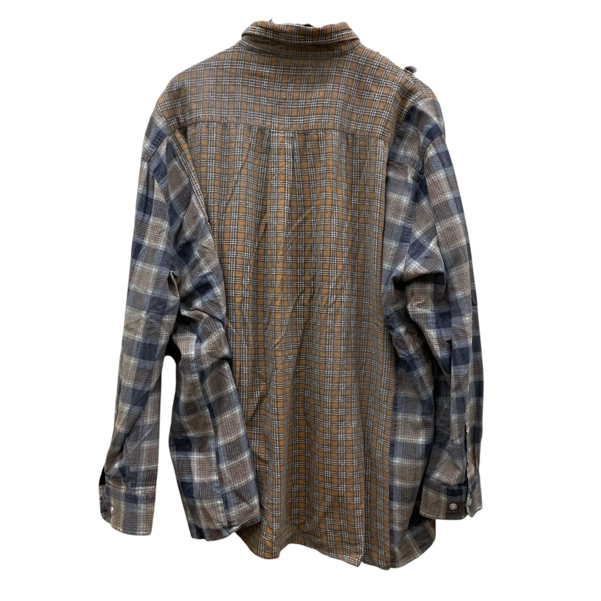 Flannel Ribbon Wide Shirt長袖シャツLQ314