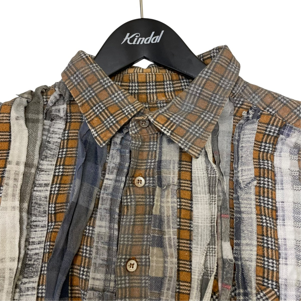 Flannel Ribbon Wide Shirt長袖シャツLQ314