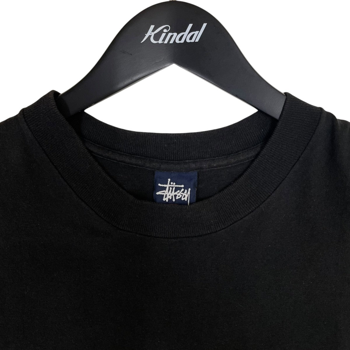 stussy ロゴプリント 半袖Tシャツ コットンTシャツ 紺タグ 古着・中古-3枚目のアイテム画像