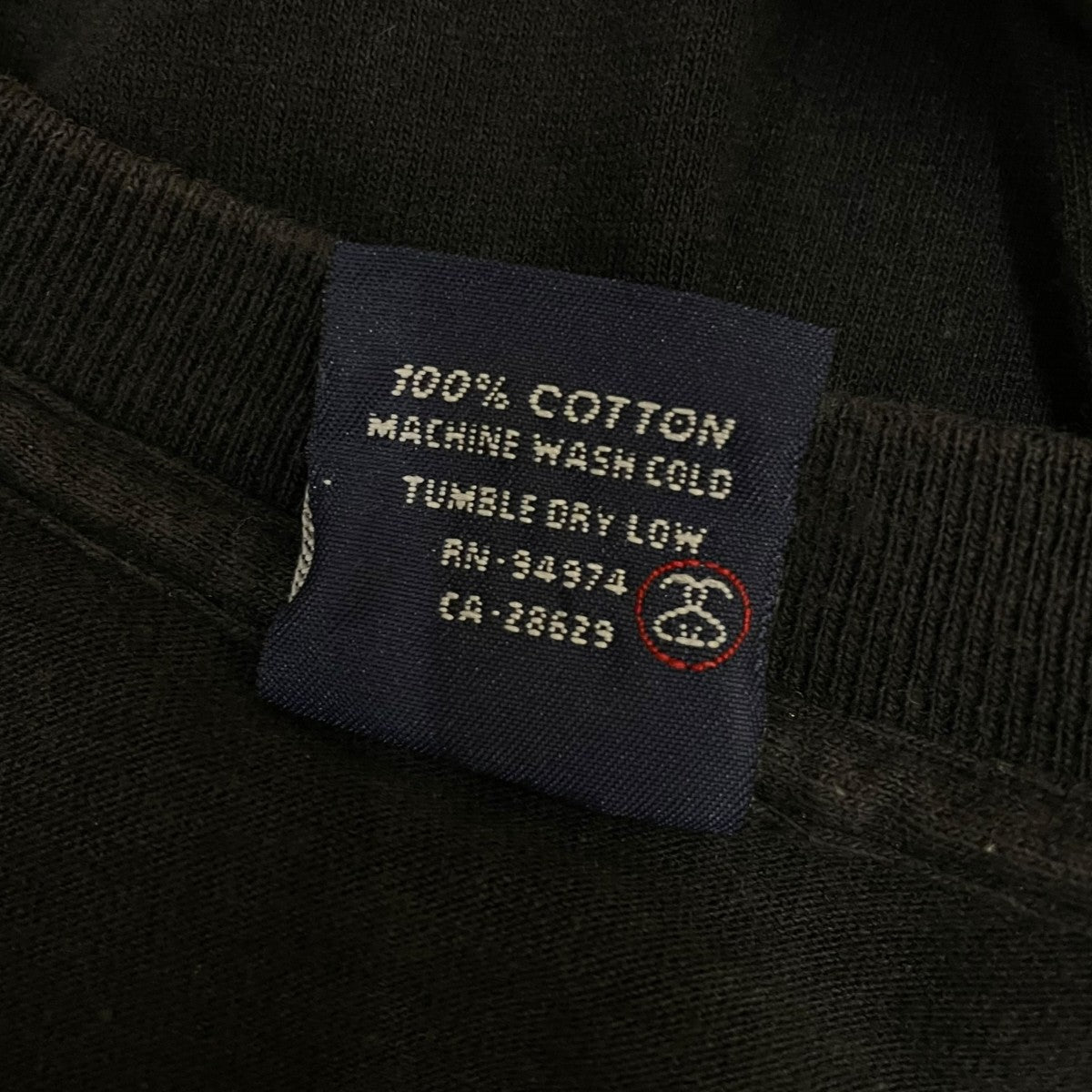stussy ロゴプリント 半袖Tシャツ コットンTシャツ 紺タグ 古着・中古-6枚目のアイテム画像