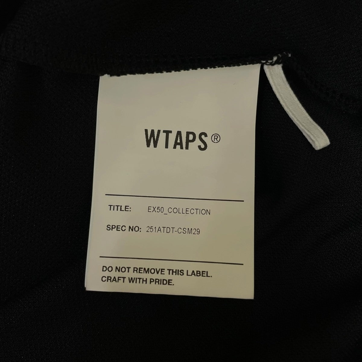 WTAPS Academy 02ロゴ刺繍 ポリエステル 半袖ポロシャツ251ATDT CSM29 古着・中古-6枚目のアイテム画像