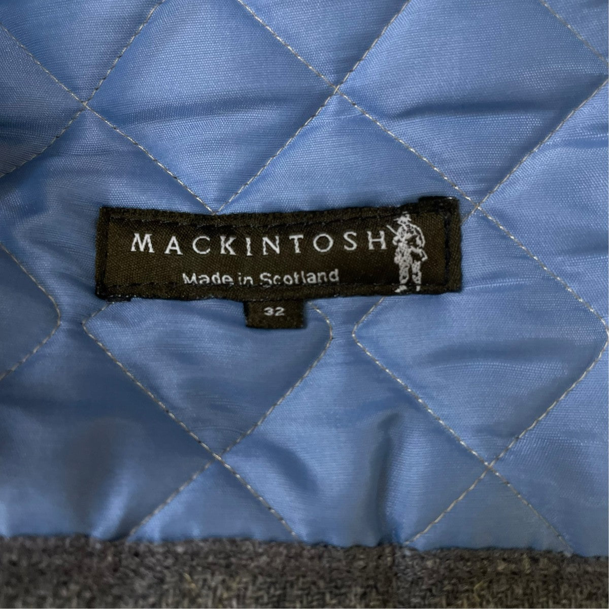 MACKINTOSH キルティング スタンドカラー ハーフコート 古着・中古-5枚目のアイテム画像