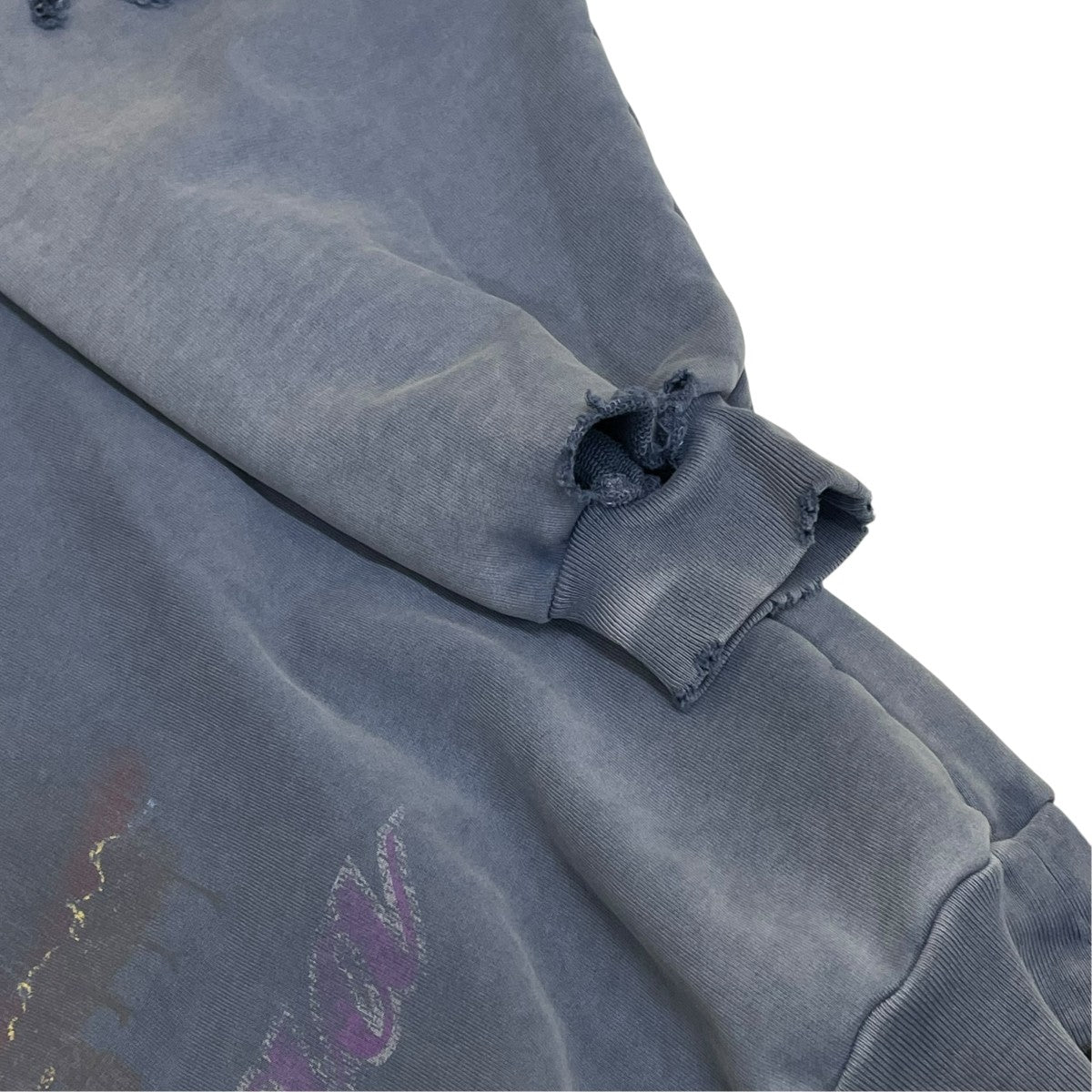 24SSParis Moon Hoodie デストロイ加工プルオーバーパーカー7444462