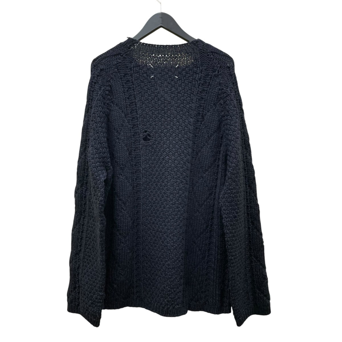 Maison Margiela 21AWdestroyed wool sweaterニットセーターS50GP0252 古着・中古-2枚目のアイテム画像