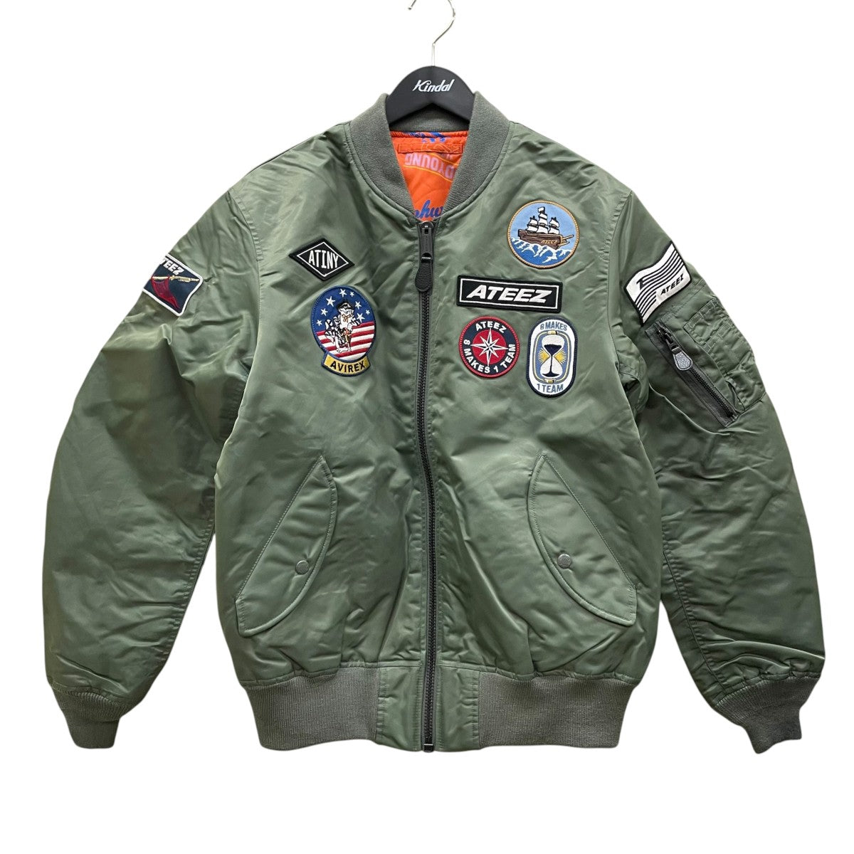AVIREX×ATEEZ RIVERSIBLE MA-1MA-1ジャケット783-5252047 古着・中古-1枚目のアイテム画像