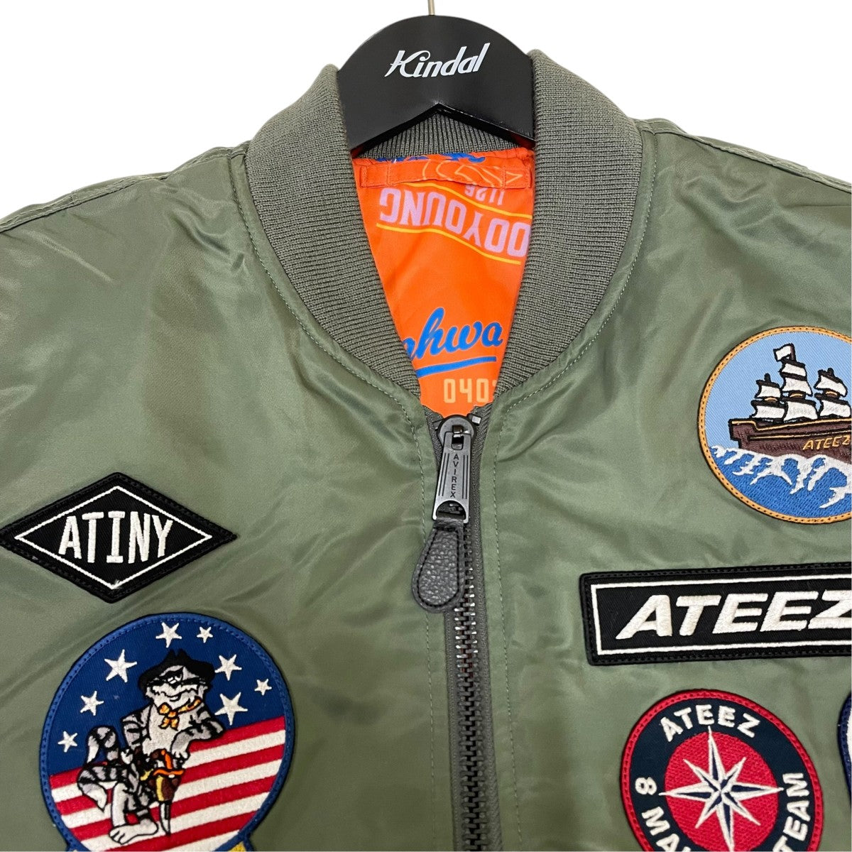 AVIREX×ATEEZ RIVERSIBLE MA-1MA-1ジャケット783-5252047 古着・中古-3枚目のアイテム画像