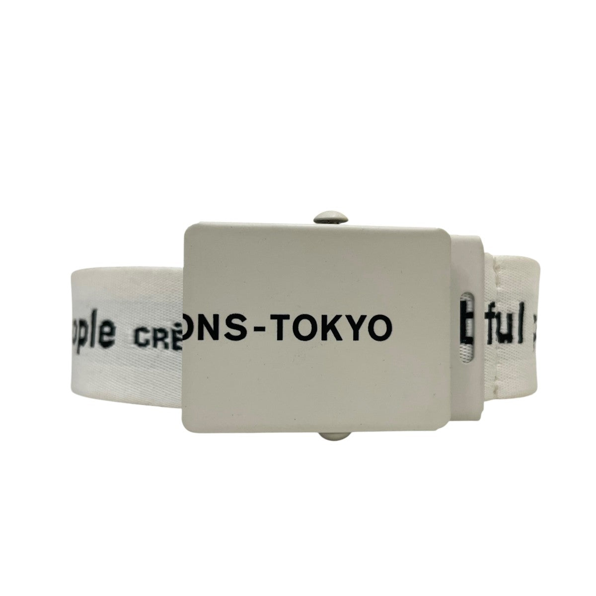 logo buckle belt in jacquard22AW ロゴ ガチャベルト7315511939