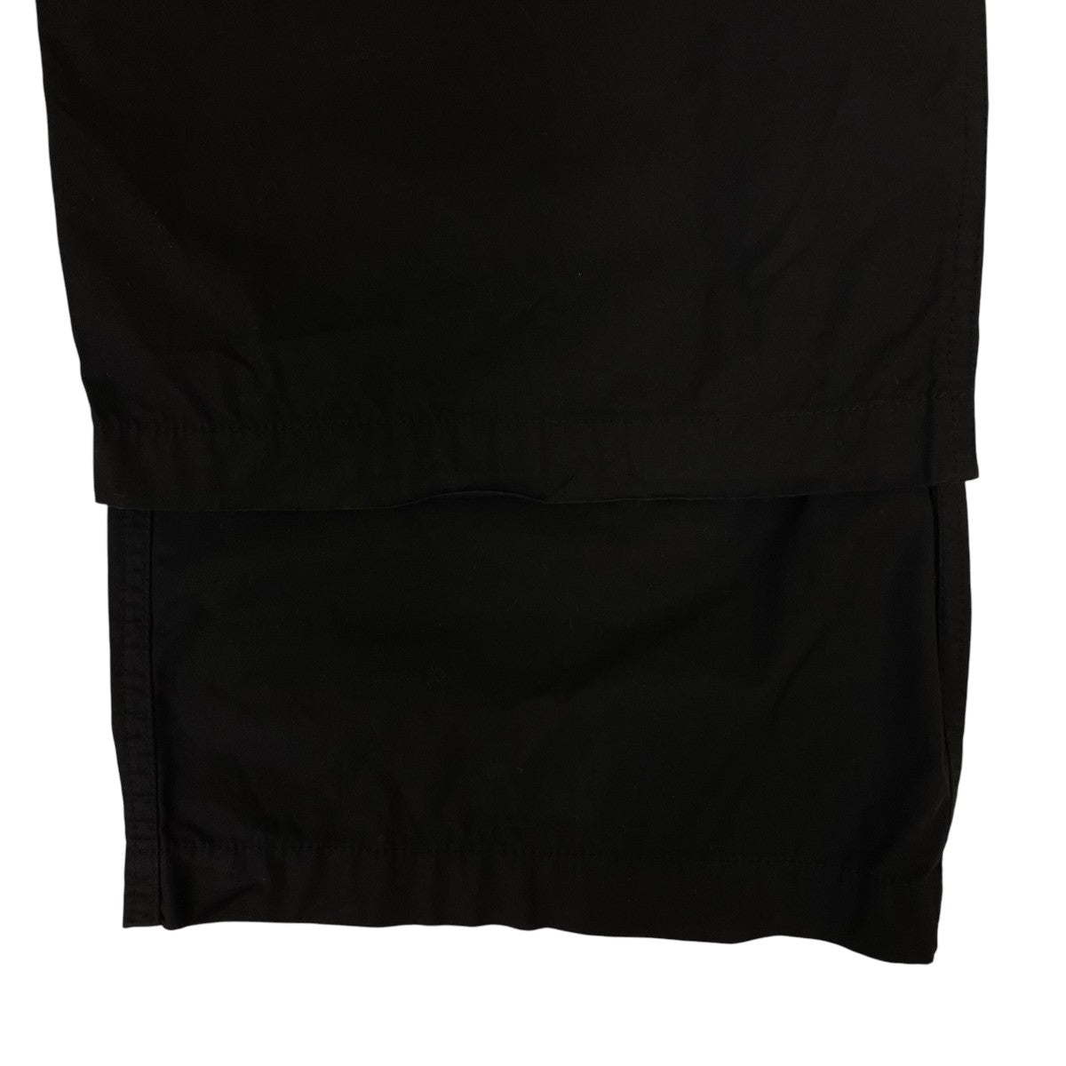 22AWAUDIO CARGO in Black Symbiont Poplin オーディオカーゴパンツハイウエスト カーゴパンツ ストレートパンツM4224AB