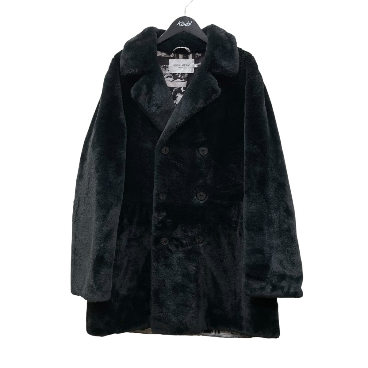 MAISON KITSUNE faux Fur Graphic CoatファーコートJM02220WA0011 古着・中古-1枚目のアイテム画像