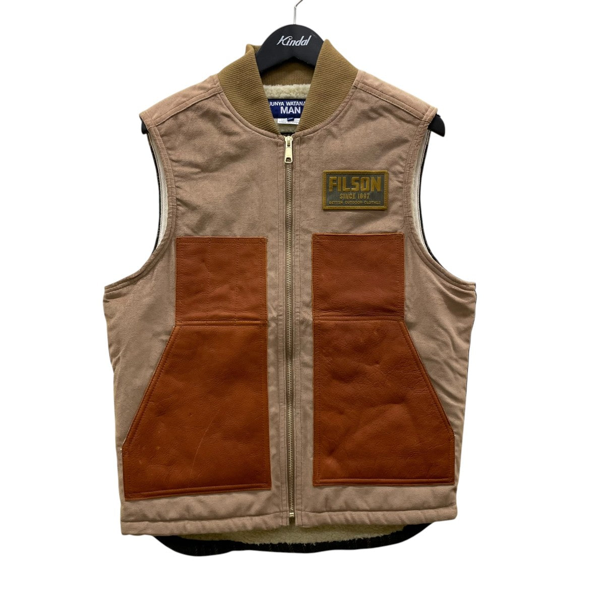 JUNYA WATANABE MAN×FILSON 25AWWネーム ツイードベストベストWP-V002 古着・中古-1枚目のアイテム画像
