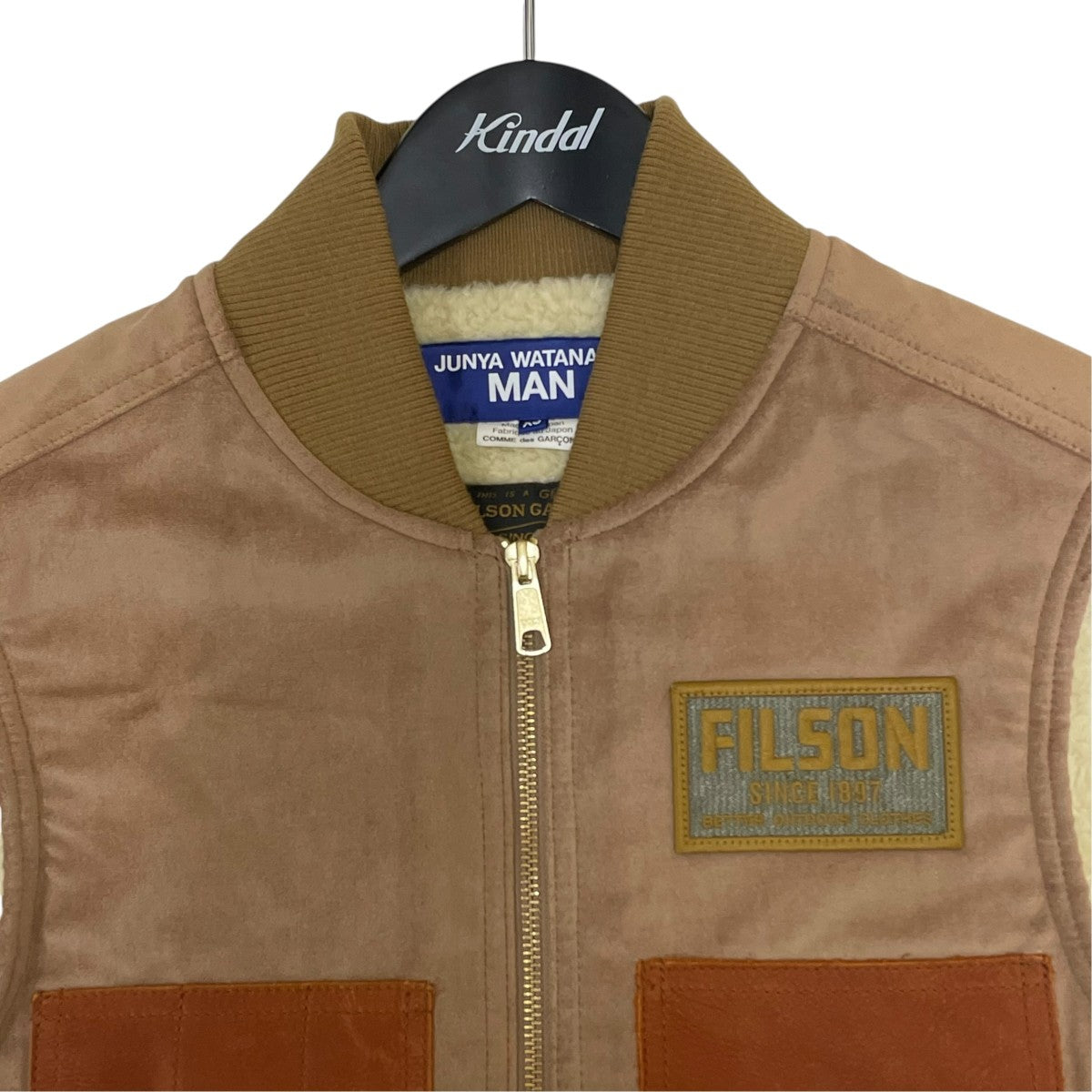 JUNYA WATANABE MAN×FILSON 25AWWネーム ツイードベストベストWP-V002 古着・中古-3枚目のアイテム画像