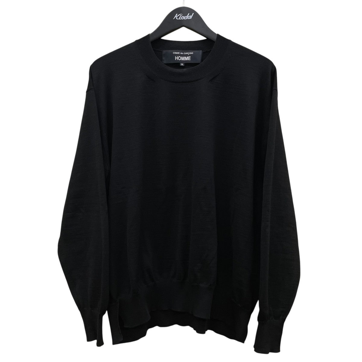 25AWWorsted Wool Jerseyクルーネック 薄手ニット プルオーバー 参考価格 \62，700HP-N008
