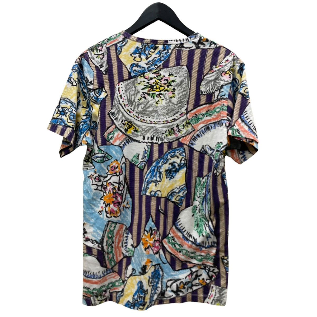 総柄 グラフィックプリント 半袖Tシャツ コットンTシャツVW LP 88525