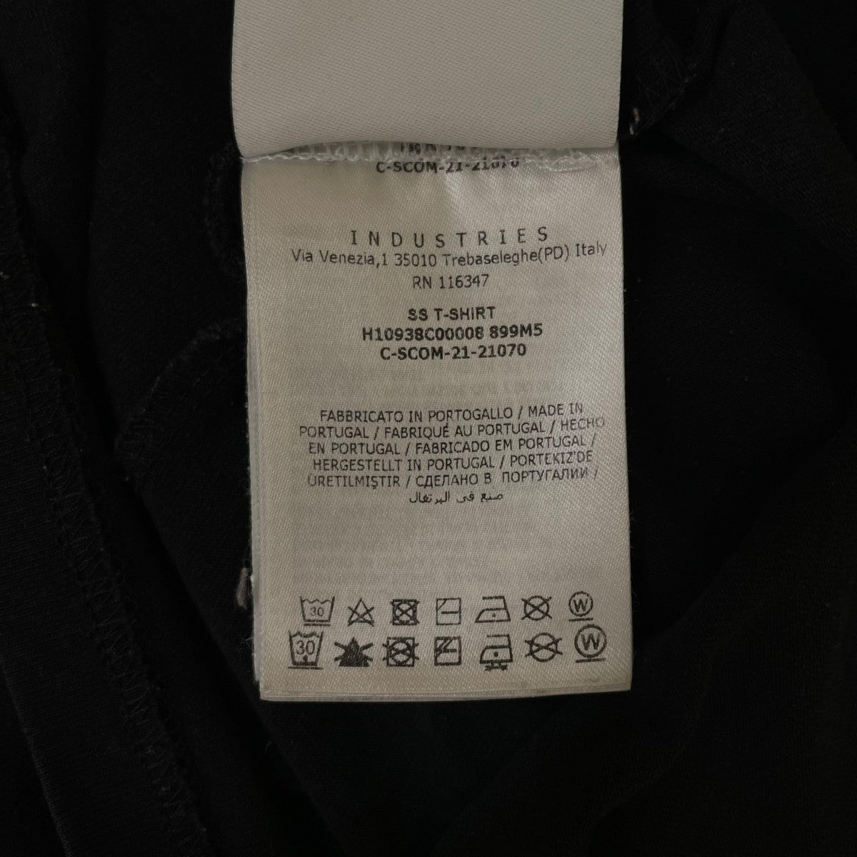 バックプリント 半袖Tシャツ コットンTシャツH10938C00008 899M5