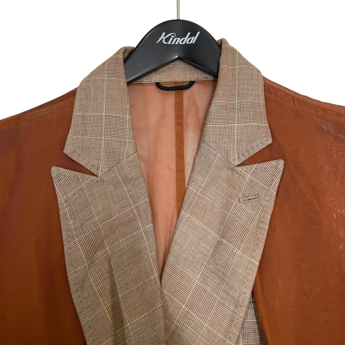 Polyester mesh coatロングコートTP81 FA241