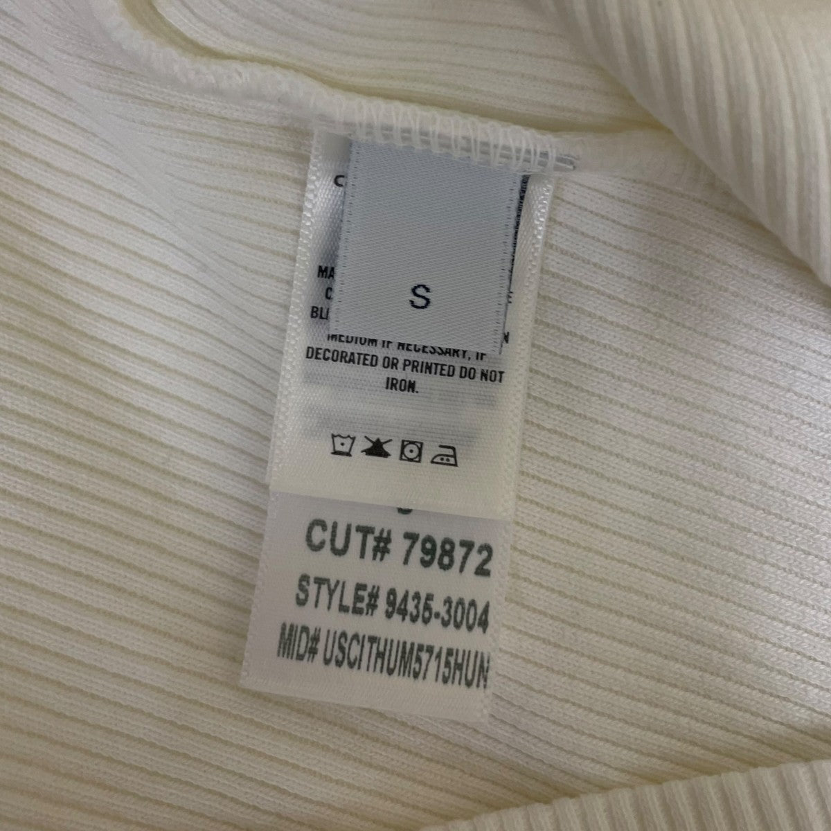 Caralyn Tankコットン リブ編みニット素材 ヘンリーネック ノースリーブカットソー タンクトップ9435-3004
