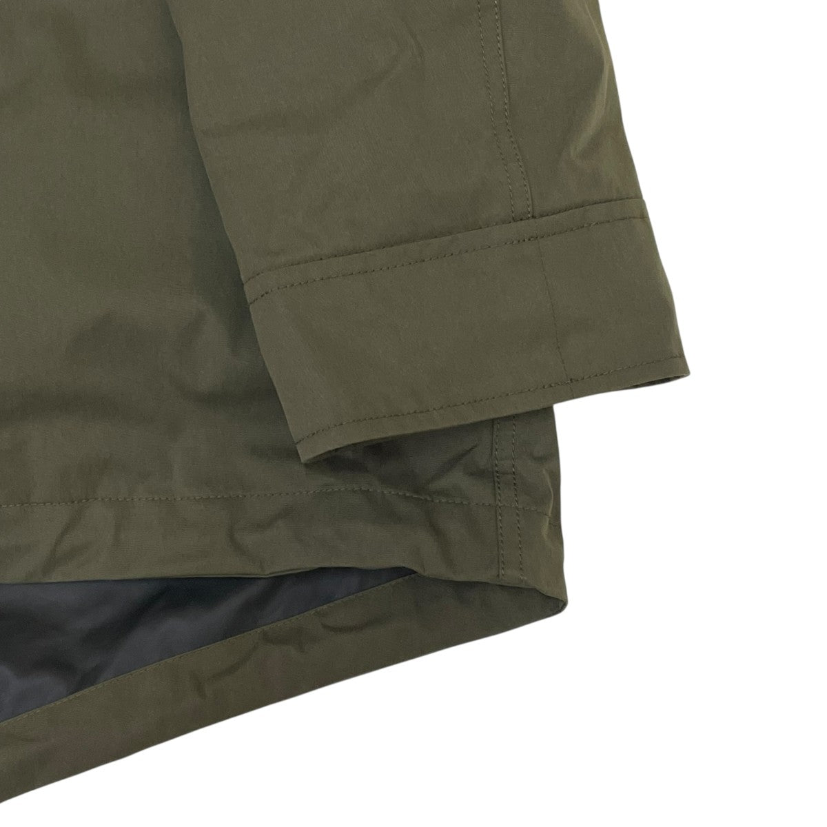 YVES SALOMON Long Iconic parka in waterproof cotton blend with fox and rabbit furモッズダウンコート22WFM01385F52X 古着・中古-4枚目のアイテム画像