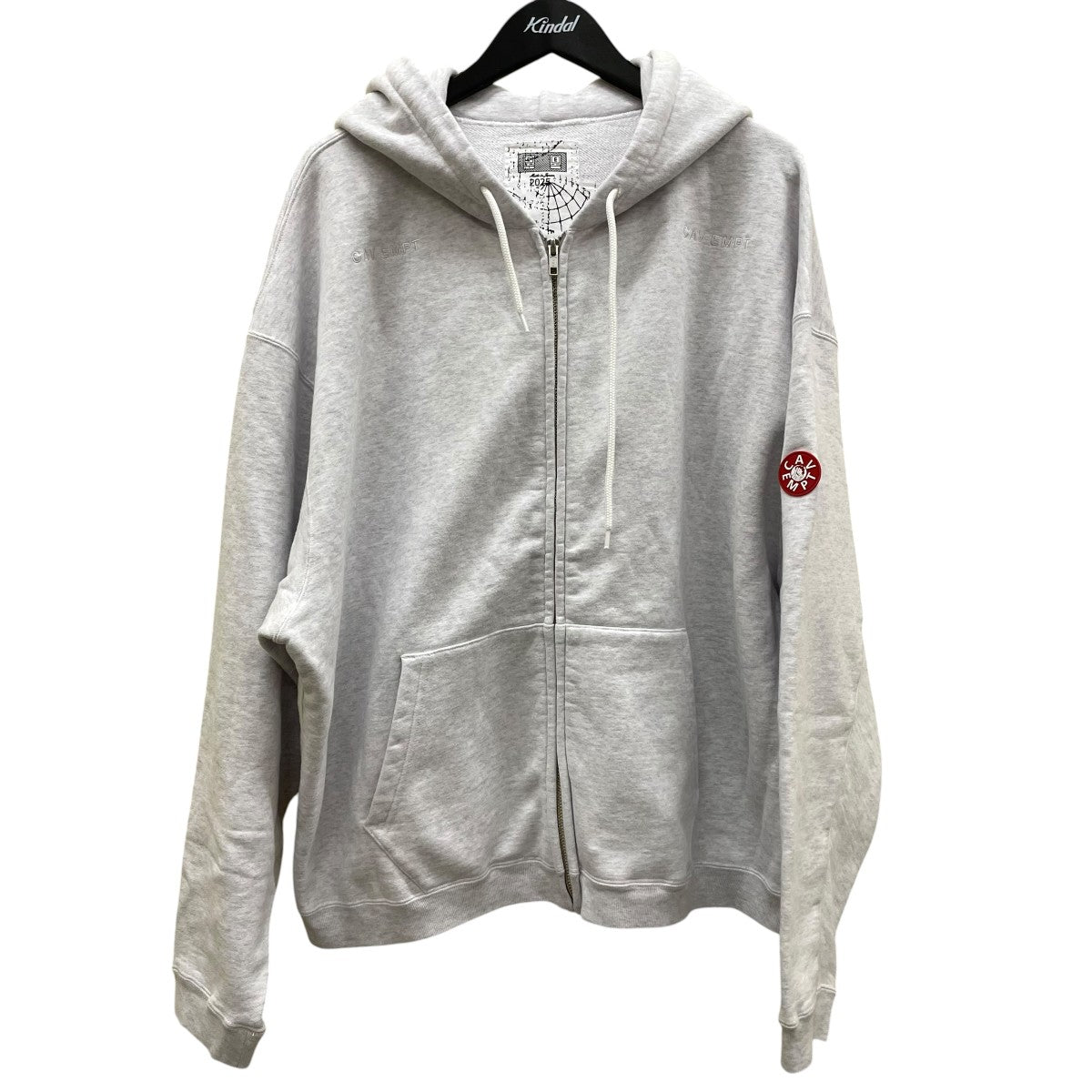 SOLID LOOSE ZIP HOODYジップパーカーCES28CS07