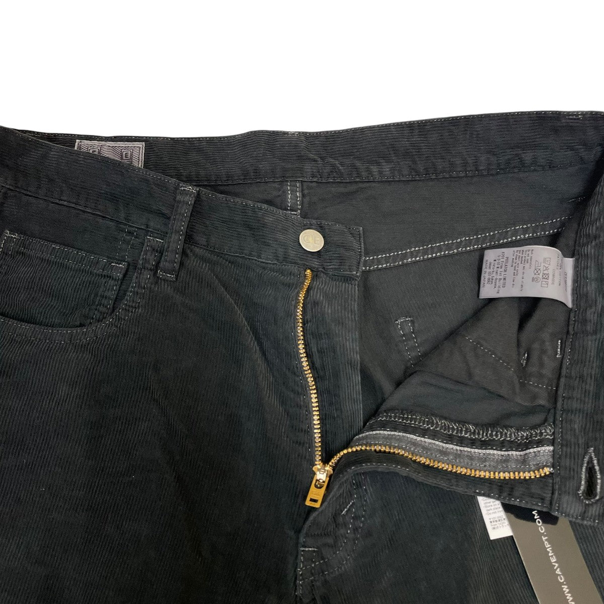 1992 COLOUR Cords CharcoalコーデュロイパンツCES28PT05
