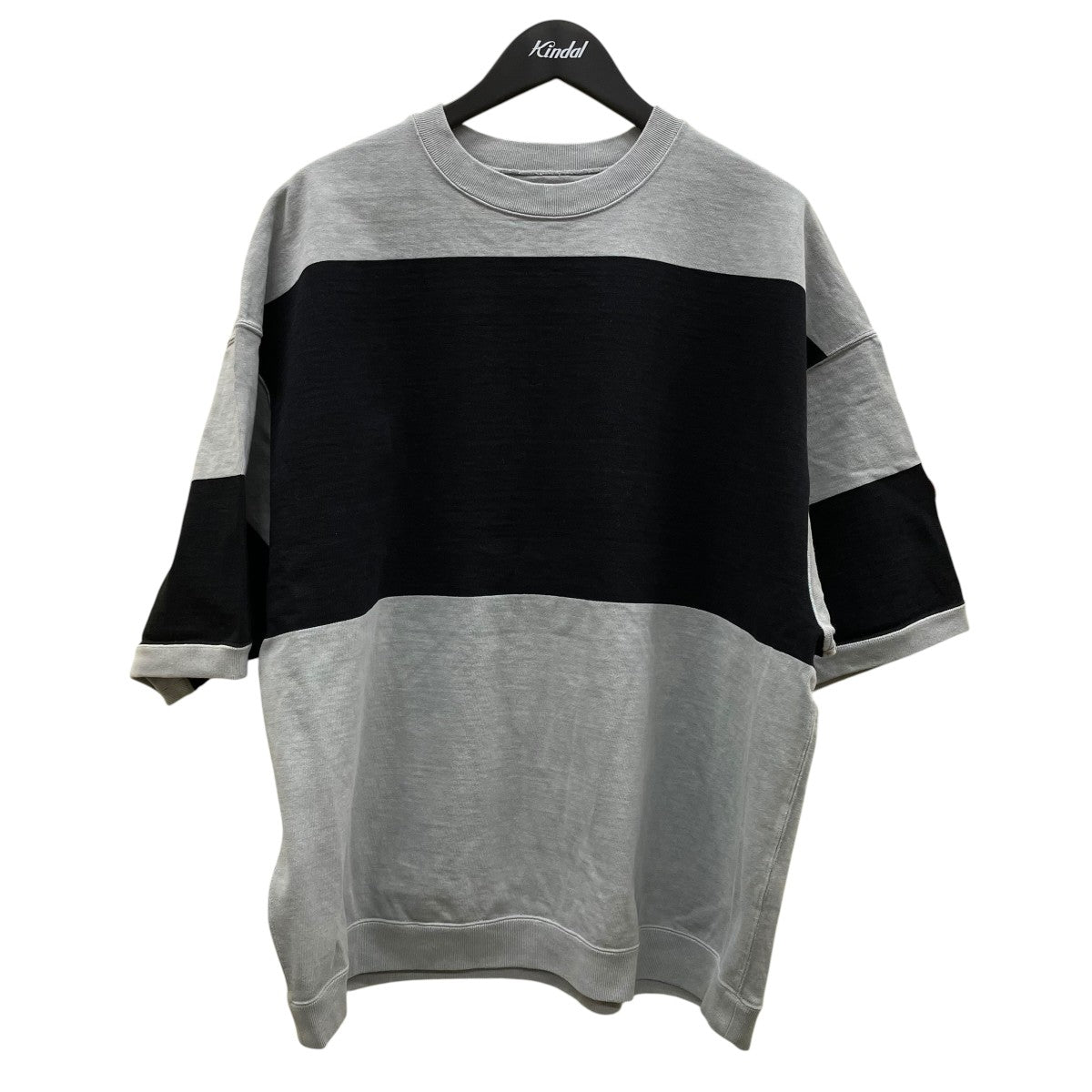 OVERDYE STRIPE SHORT SLEEVE CREW NECKバイカラー 半袖カットソーCES28CS21