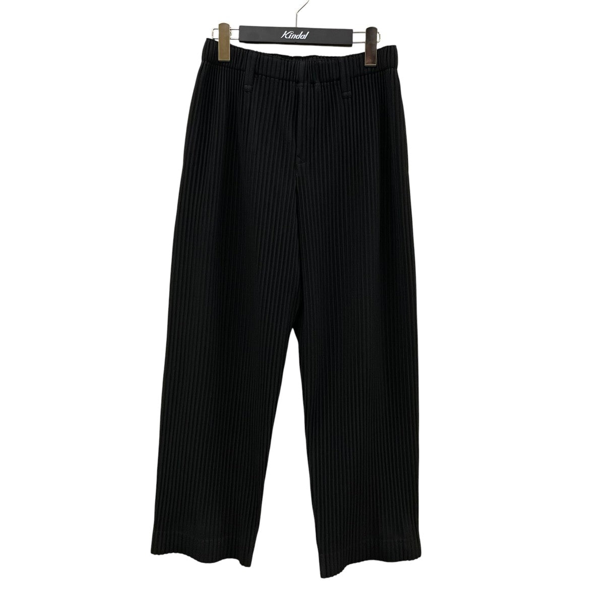 15AWBASICS pleated pantsベルトループ有 プリーツパンツHP55JF150