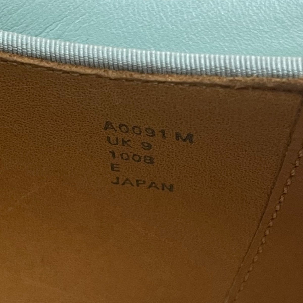 25AWTOE SHOESフルグレインレザー ドレスシューズ 参考価格 \110，000A0091