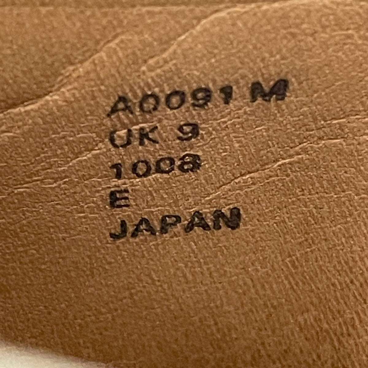 TOE SHOESレザーシューズA0091