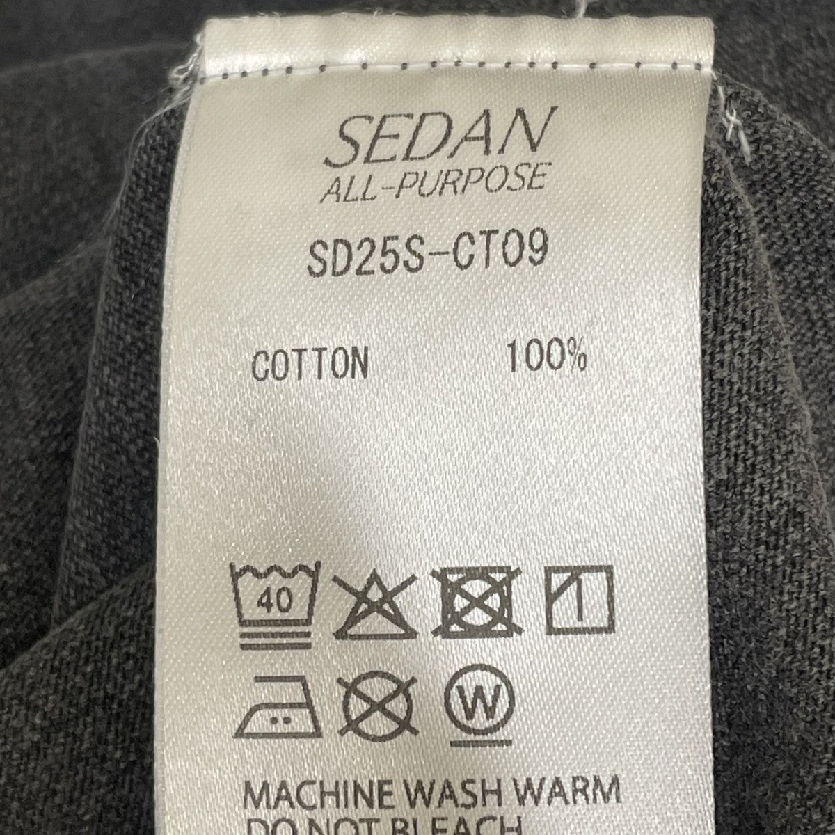 SEDAN ALL-PURPOSE SS25 Garment Dyed S S Tee半袖TシャツSD25S-CT09 古着・中古-5枚目のアイテム画像