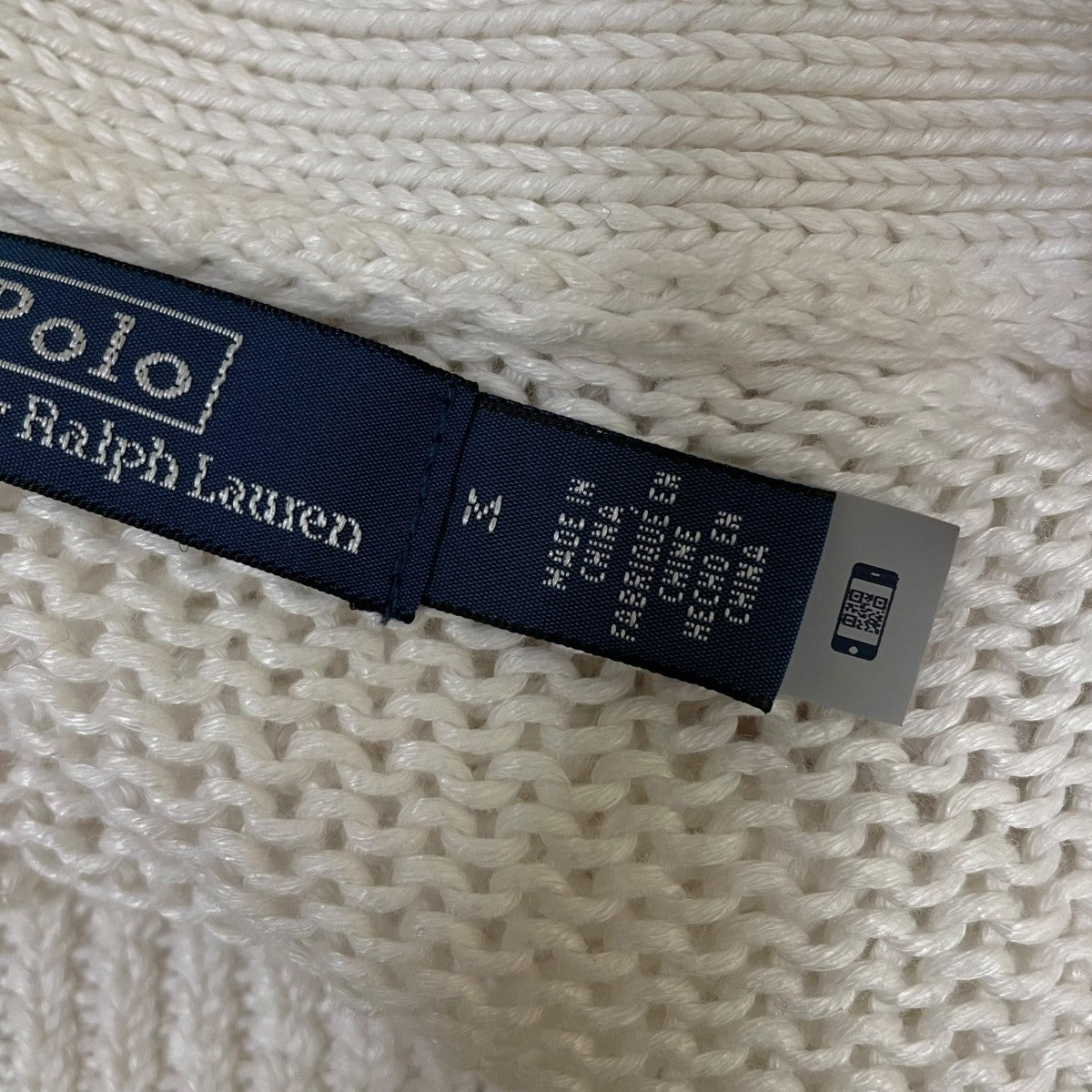 POLO RALPH LAUREN リネン コットン ニットカーディガン 古着・中古-5枚目のアイテム画像