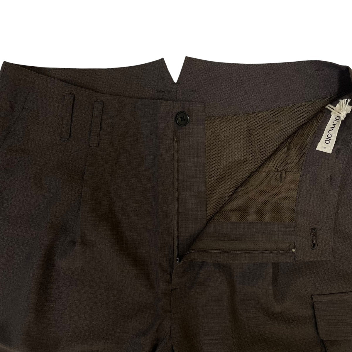 CAMION SHORTSポリエステル ウール ハーフパンツ ショートパンツC-3-005-032