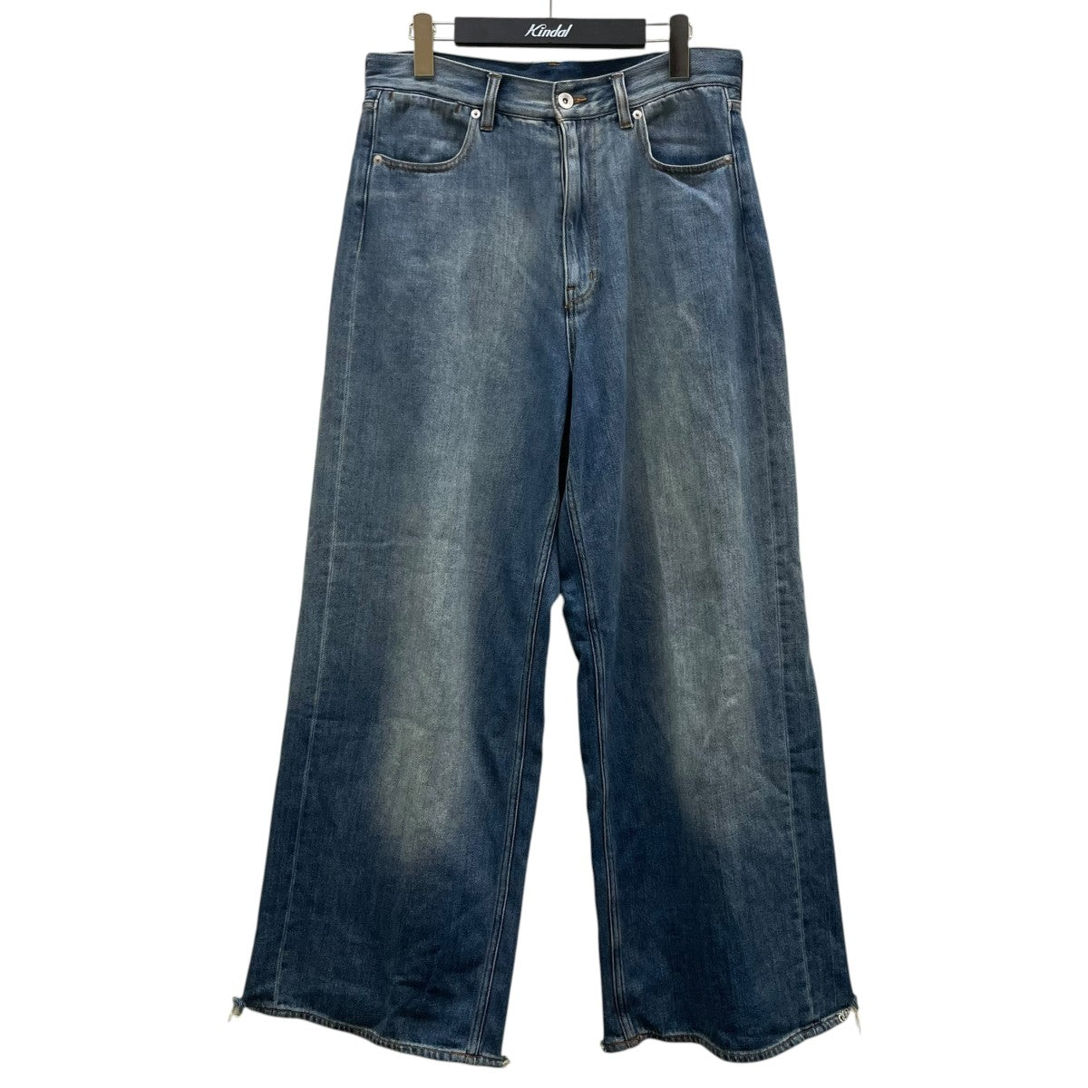 超甘撚り VINTAGE BAGGY JEANSヴィンテージ加工 ワイドデニムパンツ23CTHY-21