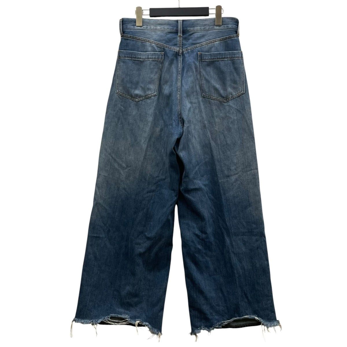 超甘撚り VINTAGE BAGGY JEANSヴィンテージ加工 ワイドデニムパンツ23CTHY-21