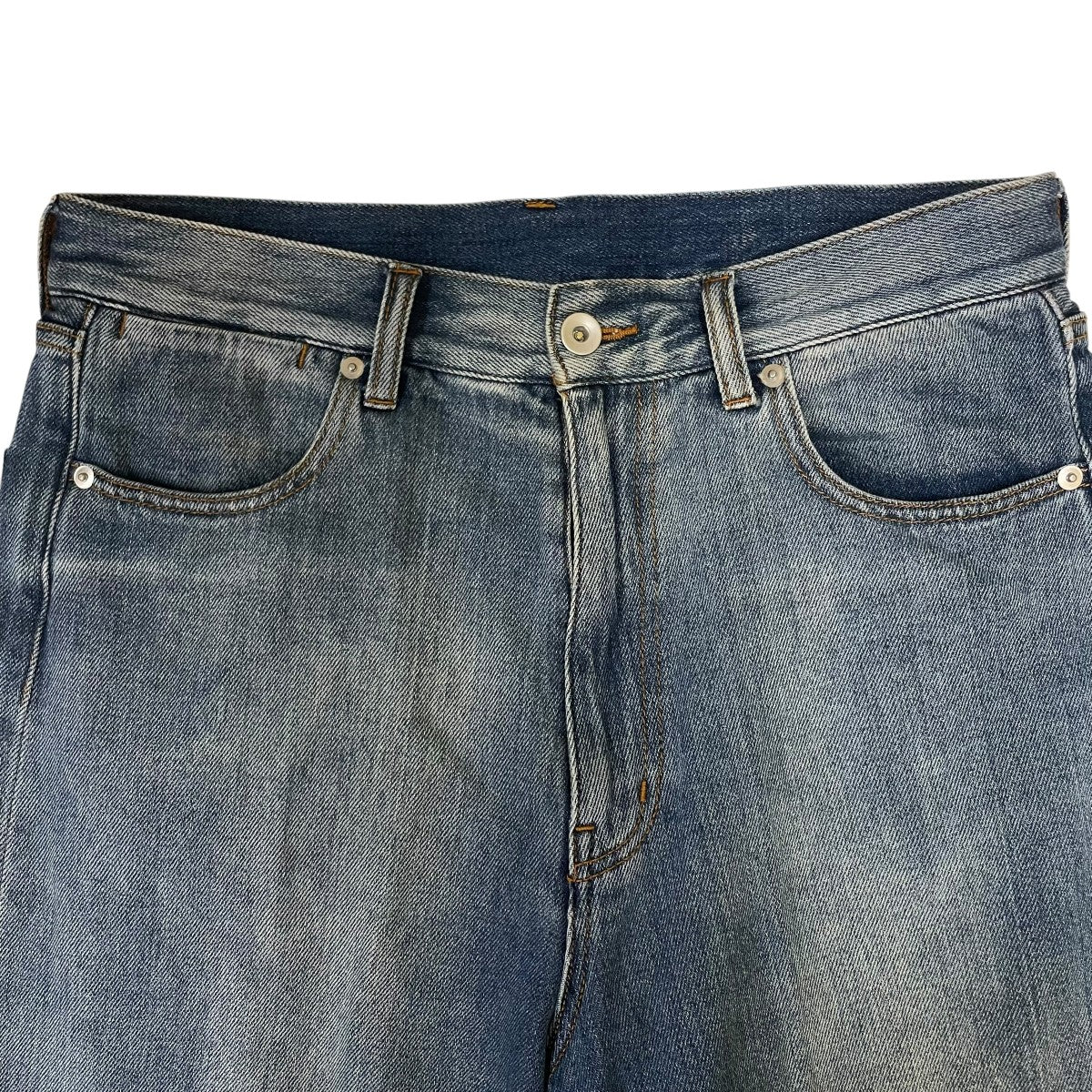 超甘撚り VINTAGE BAGGY JEANSヴィンテージ加工 ワイドデニムパンツ23CTHY-21
