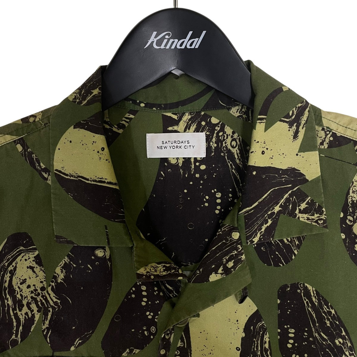 Hanley SS Shirt ハンレイ ショートスリーブ シャツ総柄 グラフィック プリント オープンカラーシャツ 半袖シャツBBG-62140