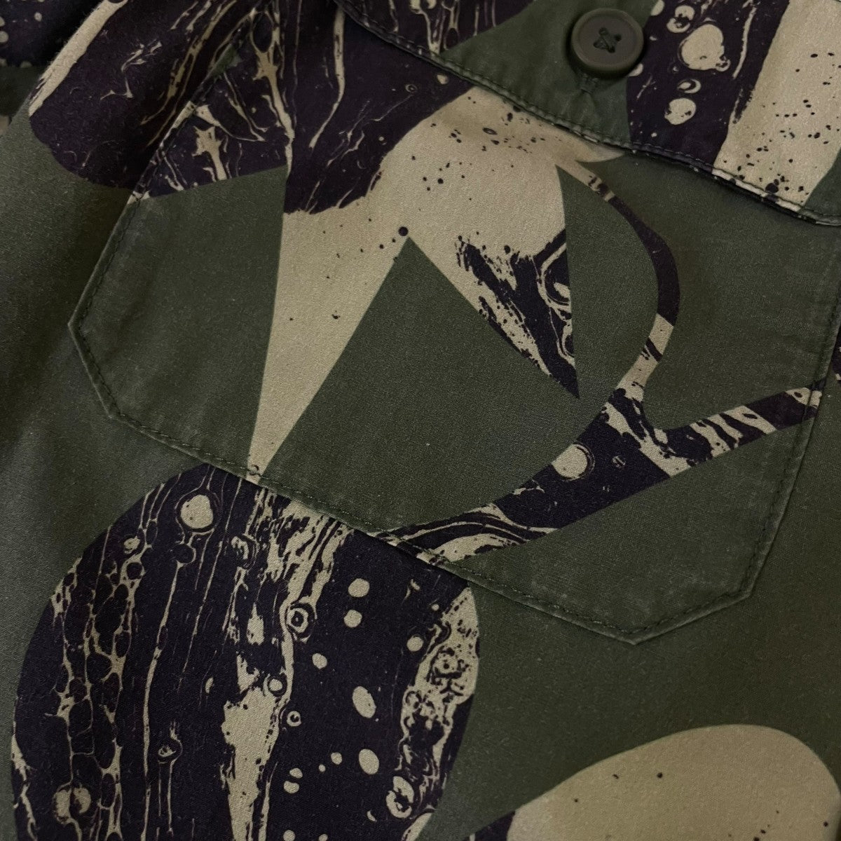 Hanley SS Shirt ハンレイ ショートスリーブ シャツ総柄 グラフィック プリント オープンカラーシャツ 半袖シャツBBG-62140