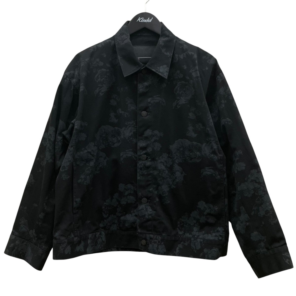 23SSNEW ROSE MIX BLOUSON総柄 薔薇 グラフィック プリント ジャケット ブルゾン2223 377