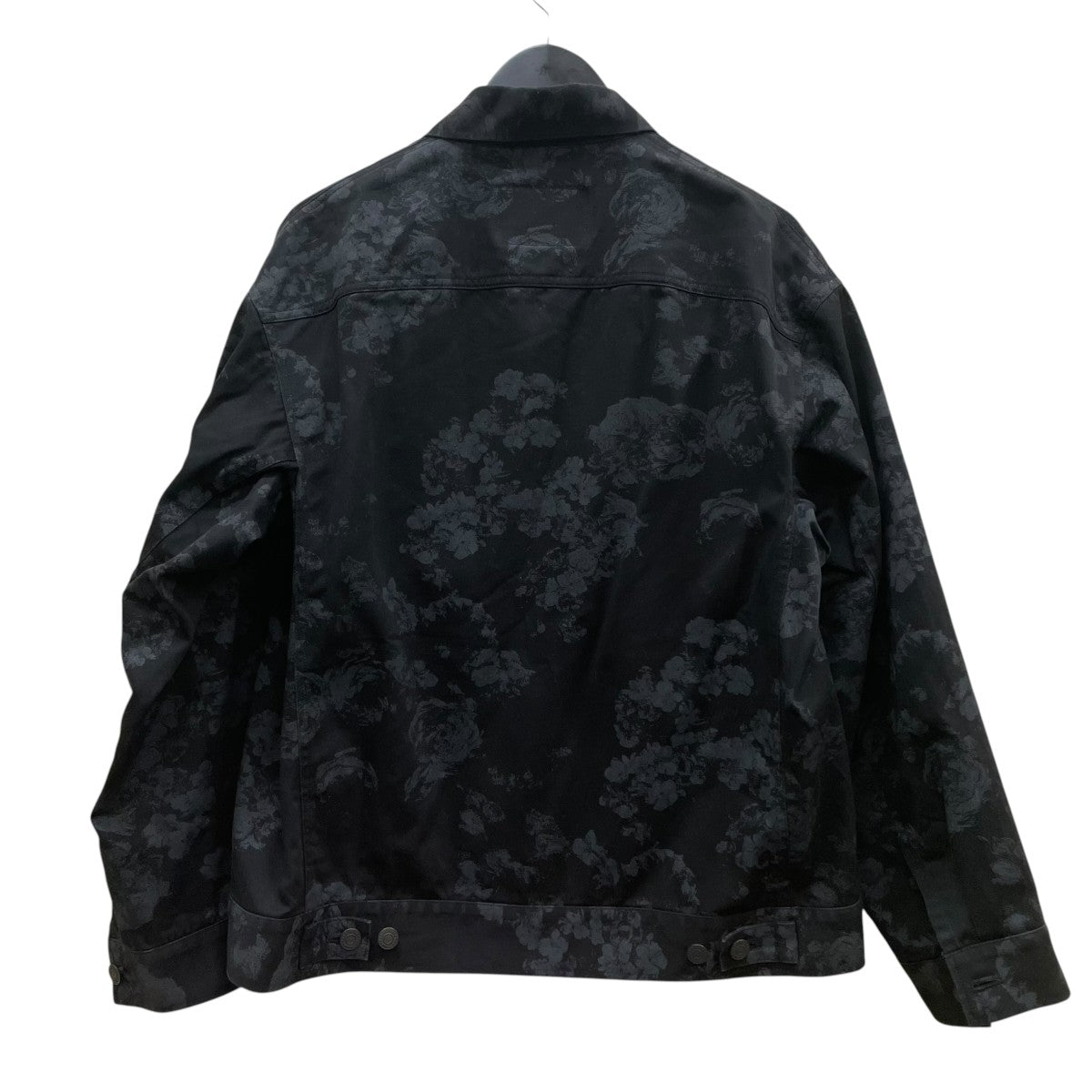 23SSNEW ROSE MIX BLOUSON総柄 薔薇 グラフィック プリント ジャケット ブルゾン2223 377