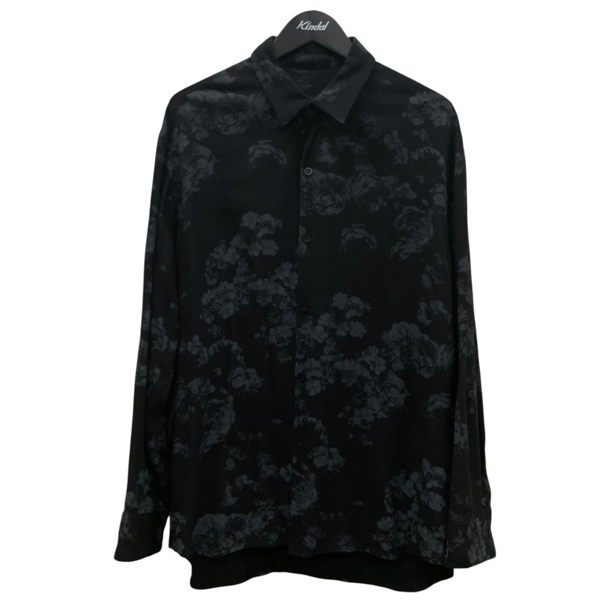 NEW ROSE MIX BIG SHIRT総柄 薔薇 グラフィック プリント 長袖シャツ2223 133