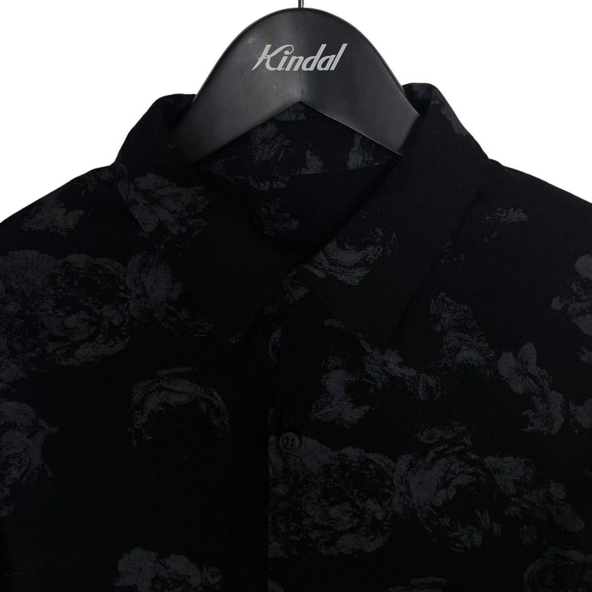 NEW ROSE MIX BIG SHIRT総柄 薔薇 グラフィック プリント 長袖シャツ2223 133