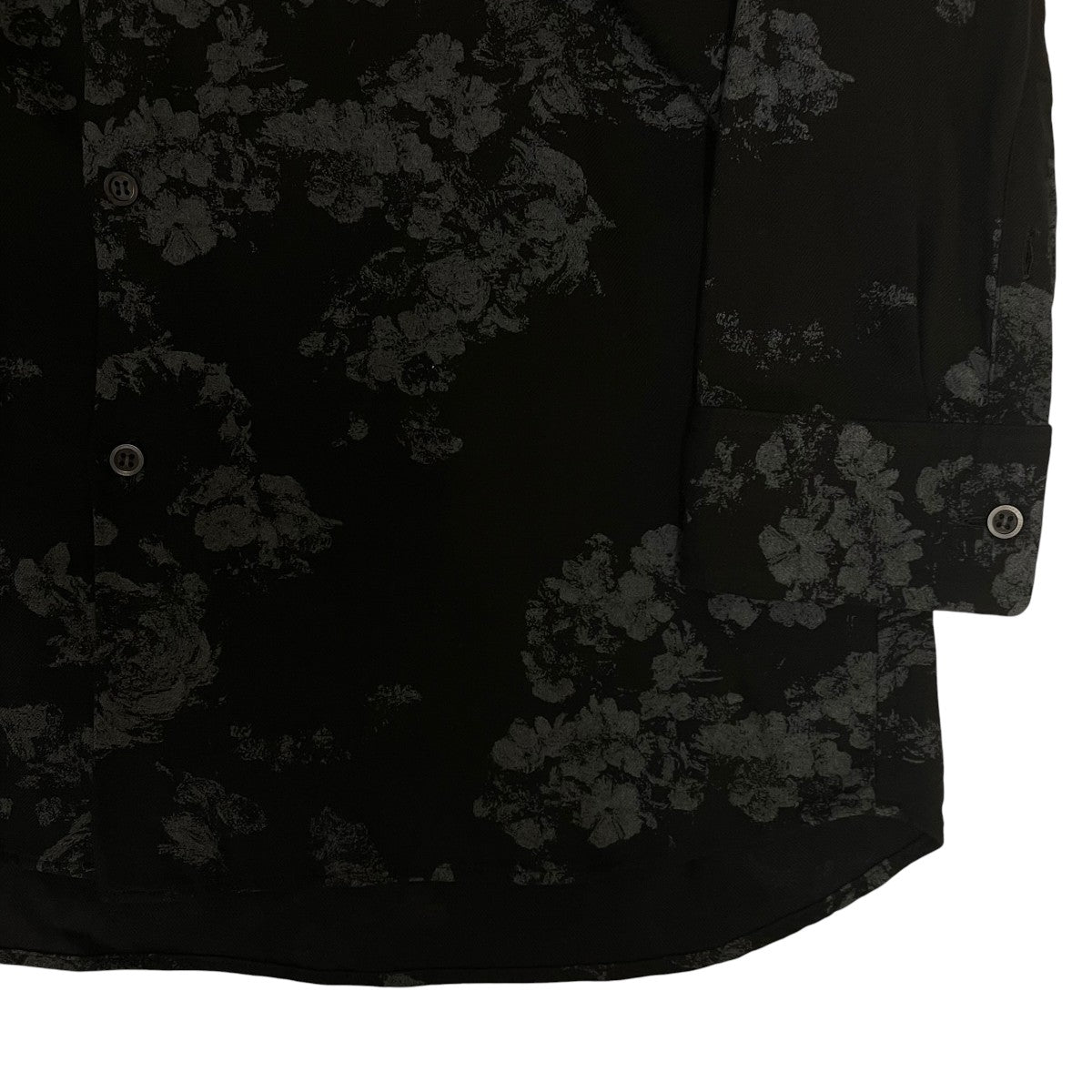 NEW ROSE MIX BIG SHIRT総柄 薔薇 グラフィック プリント 長袖シャツ2223 133
