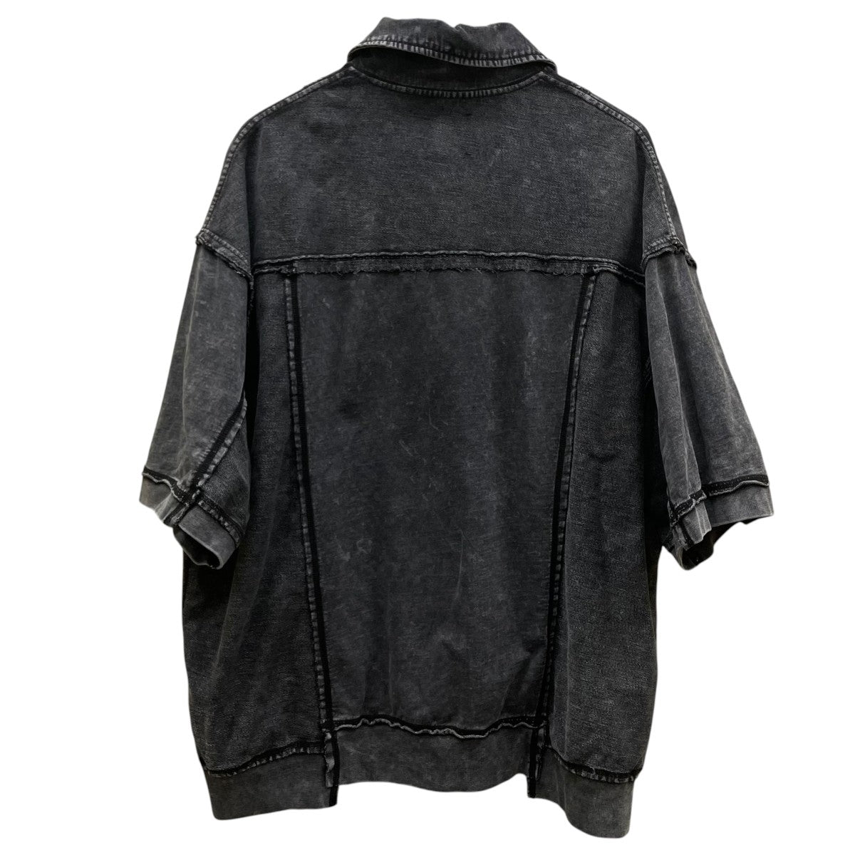 Chemical Over-Dyed Inside-Out Prime-Over Half Zip T-Shirtヴィンテージ加工 ハーフジップ 半袖カットソー11251411324