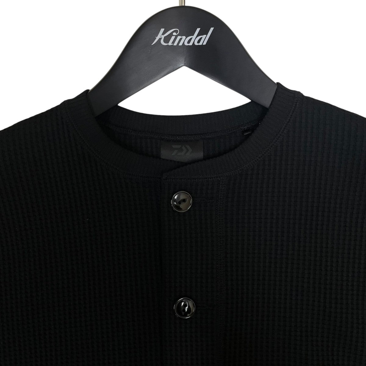 TECH THERMAL HENLEY S S テックサーマルヘンリーショートスリーブワッフル生地 オーバーサイズ 五分袖カットソーBE 39024