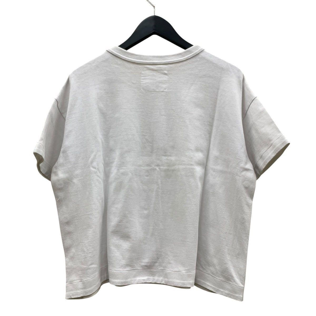 サイドボタン クルーネック半袖TシャツTシャツSCW 098