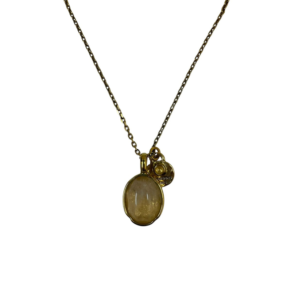 GOOSSENS PARIS TALISMAN CABOCHONロッククリスタル 天然石 ネックレス