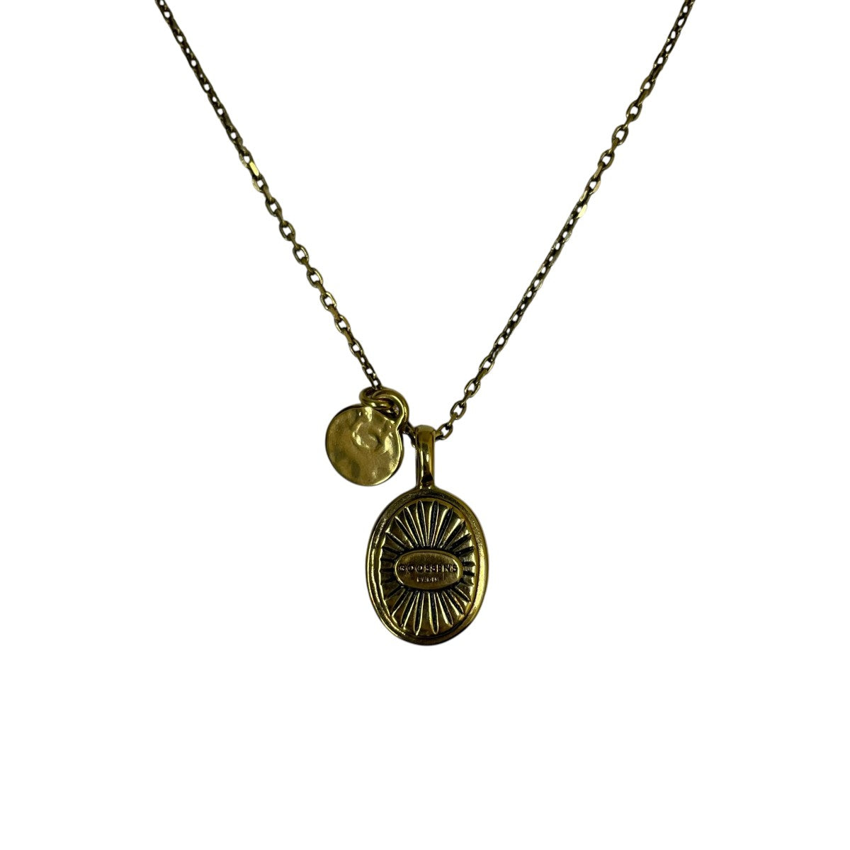 GOOSSENS PARIS TALISMAN CABOCHONロッククリスタル 天然石 ネックレス