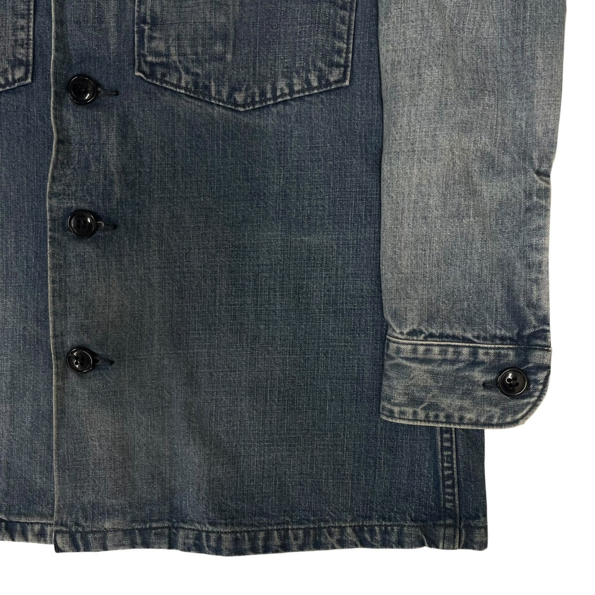 16SS3B WORK JACKET 3ボタン ワークジャケットワッペン付き コットン ワークジャケット シャツジャケットM16A 10SG11C