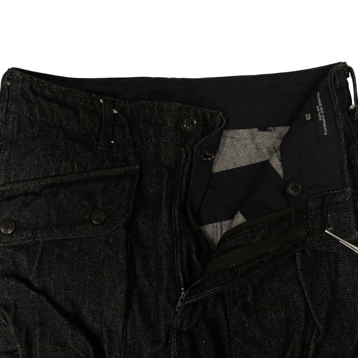 Norwegian Pantフラップポケット ドローコード付き デニムパンツ ワークパンツ