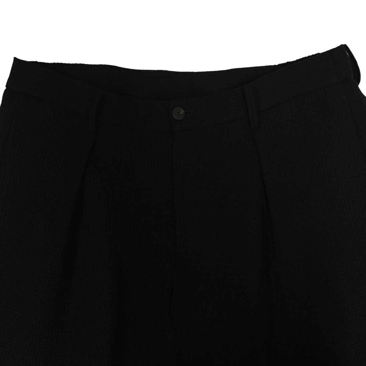 エンボス加工 ワイドパンツ スラックス